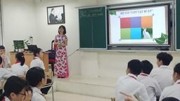 Chúc mừng cô giáo Vũ Thị Ngân đã hoàn thành xuất sắc tiết thi GVDG cấp quận môn KTNN