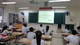 BUỔI HỌC THỨ HAI Ở TRƯỜNG THCS MẠC ĐĨNH CHI  SAU KÌ NGHỈ DỊCH