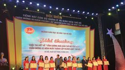 CÔNG ĐOÀN TRƯỜNG THCS MẠC ĐĨNH CHI HƯỞNG ỨNG  VÀ ĐẠT GIẢI NHẤT CẤP THÀNH PHỐ CUỘC THI VIẾT VỀ TẤM GƯƠNG NHÀ GIÁO THỦ ĐÔ TIÊU BIỂU