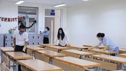 HỐI HẢ CHUẨN BỊ ĐÓN HỌC SINH TRỞ LẠI TRƯỜNG  SAU KÌ NGHỈ DỊCH