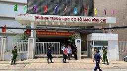 CÔNG TÁC ĐẢM BẢO TTĐT-ATGT TẠI CỔNG TRƯỜNG HỌC