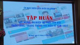 Nâng cao chất lượng viết tin, bài trên cổng/ trang thông tin điện tử