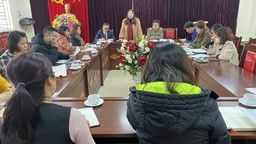 Trường THCS Mạc Đĩnh Chi đón đoàn kiểm tra An toàn thực phẩm