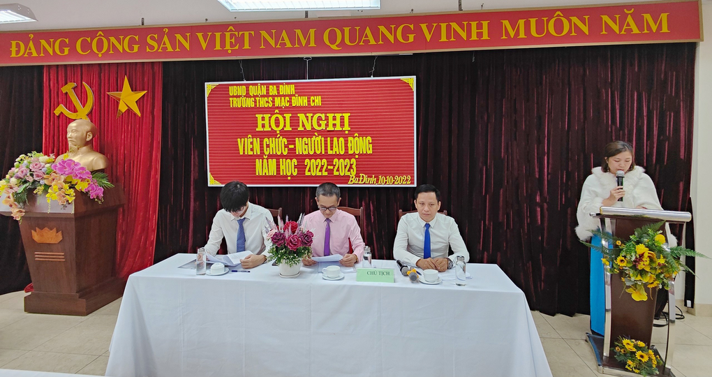 Bài học giá trị từ Tham luận tại Hội nghị Viên chức - Người lao động của trường THCS Mạc Đĩnh Chi, năm học 2022-2023