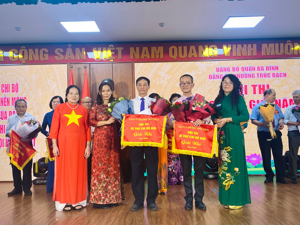 Tài năng tỏa sáng tại Hội thi Bí thư Chi bộ giỏi phường Trúc Bạch năm 2022