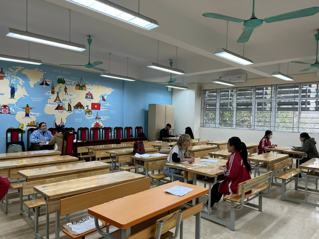 Trường THCS Mạc Đĩnh Chi kiểm tra Speaking cuối học kỳ I cho học sinh khối 6,7