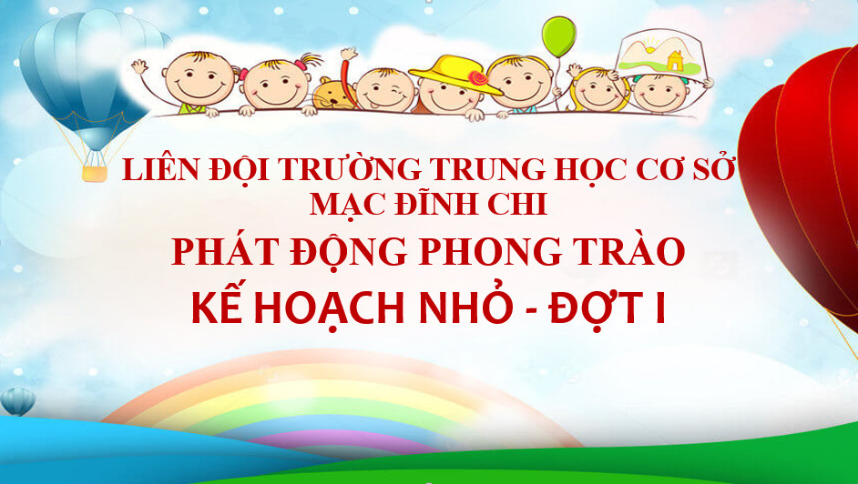 Phát động phong trào Kế hoạch nhỏ