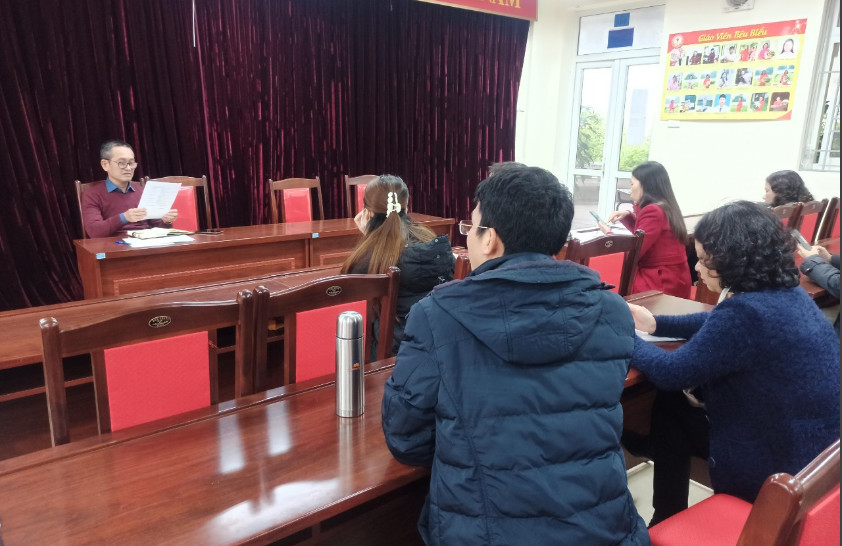 Công tác chuẩn bị cho kì thi học sinh giỏi cấp Thành phố