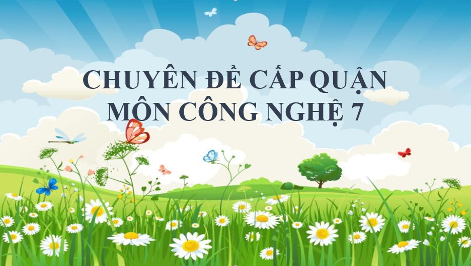 Giáo viên trường THCS Mạc Đĩnh Chi tham dự Chuyên đề cấp quận Môn Công nghệ lớp 7
