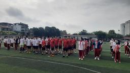 Giao lưu bóng đã giữa học sinh lớp 8