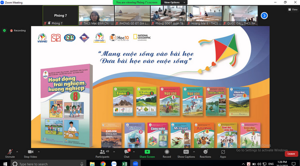 Sách giáo khoa lớp 8 theo Chương trình Giáo dục phổ thông 2018 có gì mới?