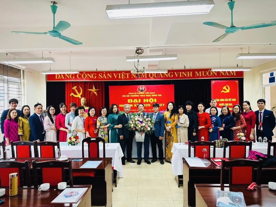 Các Đảng viên hoàn thành xuất sắc nhiệm vụ năm 2024 của Chi bộ Trường THCS Mạc Đĩnh Chi