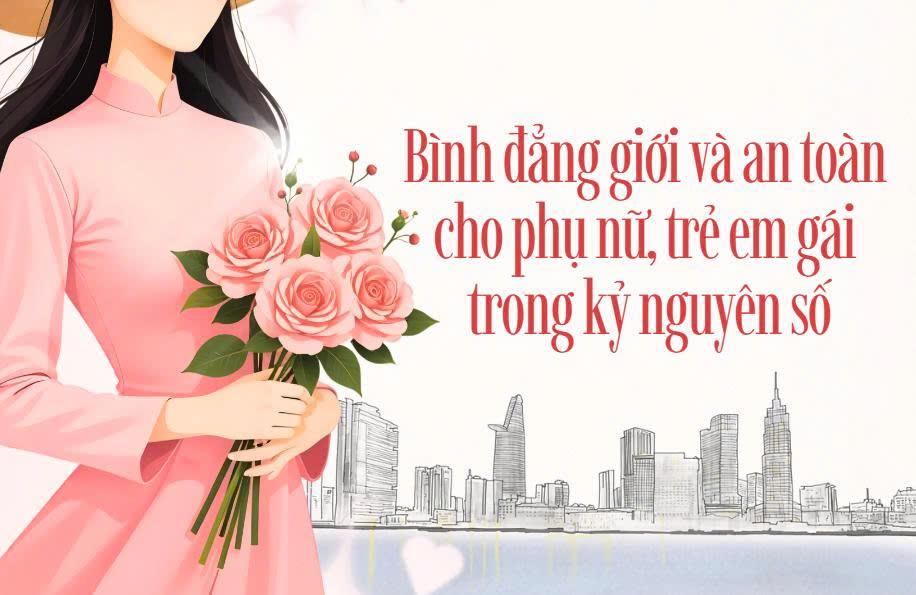 Bình đẳng giới và an toàn cho phụ nữ, trẻ em gái trong kỷ nguyên số