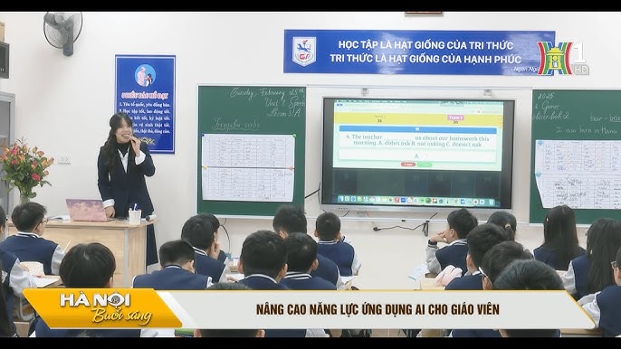 Phóng sự: Giáo viên cần nâng cao ứng dụng AI - Ghi nhận bởi Đài PTTH Hà Nội
