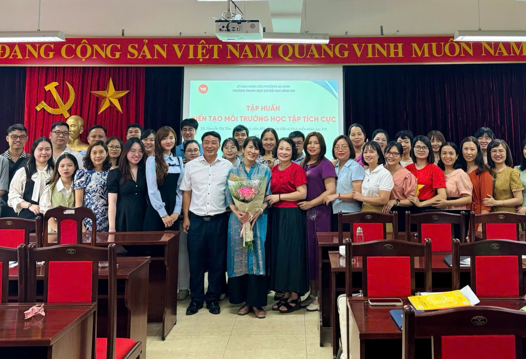 Trường THCS Mạc Đĩnh Chi tổ chức buổi tập huấn “Kiến tạo môi trường học tập tích cực”