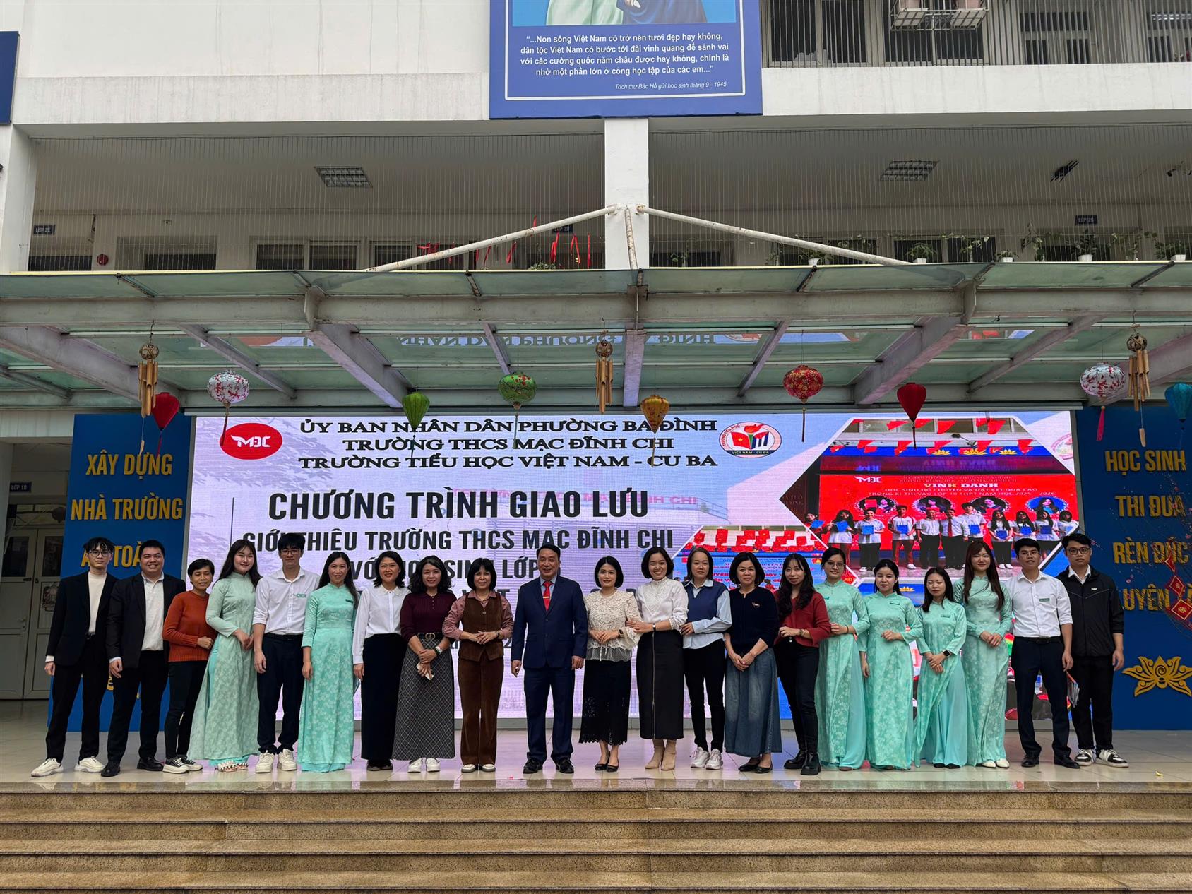 Chương trình giao lưu giới thiệu Trường THCS Mạc Đĩnh Chi với học sinh lớp 5 Trường Tiểu học Việt Nam – Cu Ba